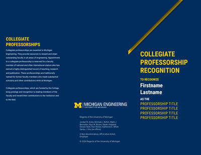 university of michigan presentation template