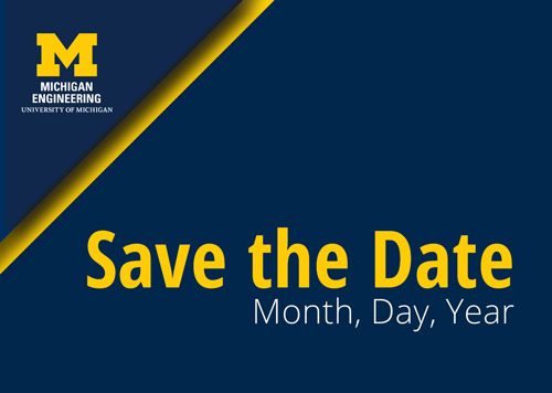 university of michigan presentation template